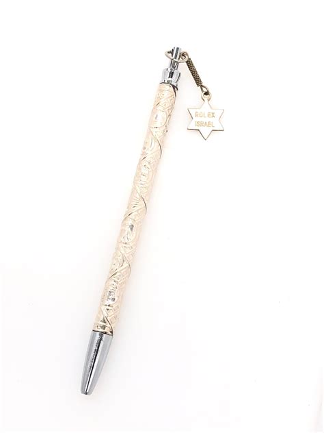 silver rolex pen israel